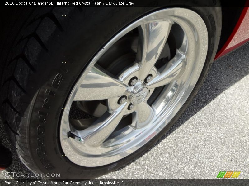 Inferno Red Crystal Pearl / Dark Slate Gray 2010 Dodge Challenger SE