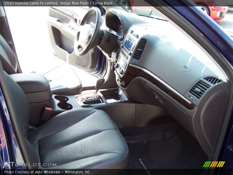 Indigo Blue Pearl / Cocoa Black 2010 Hyundai Santa Fe Limited
