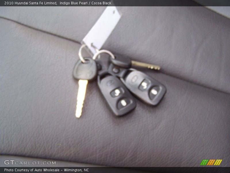 Indigo Blue Pearl / Cocoa Black 2010 Hyundai Santa Fe Limited