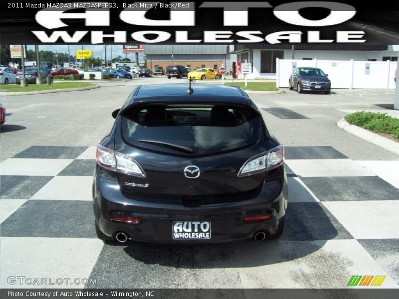 Black Mica / Black/Red 2011 Mazda MAZDA3 MAZDASPEED3