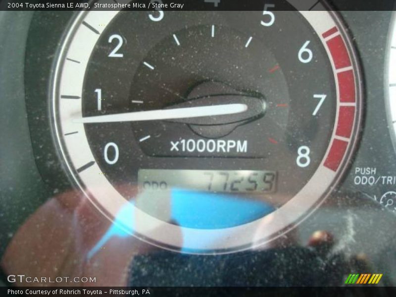Stratosphere Mica / Stone Gray 2004 Toyota Sienna LE AWD