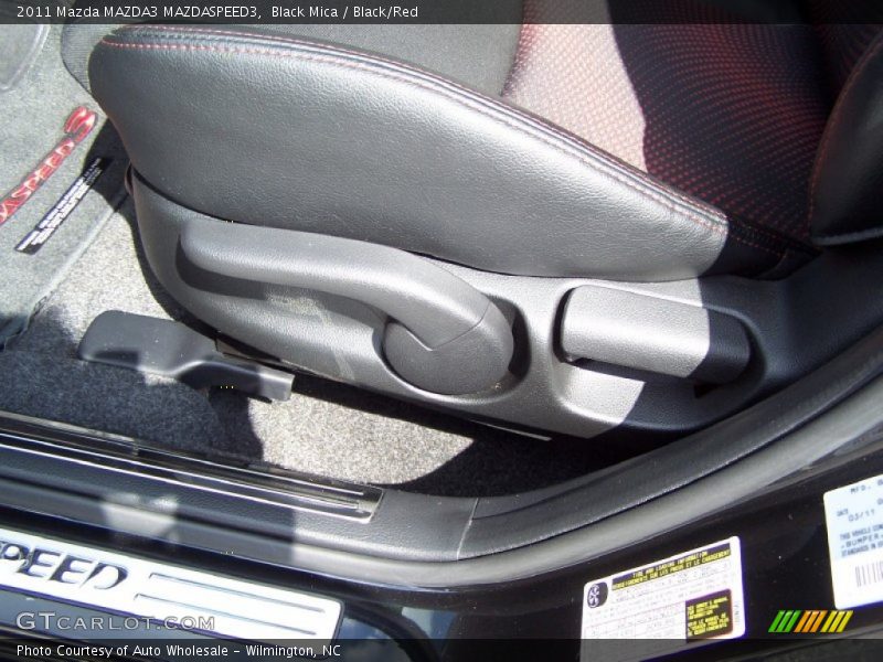 Black Mica / Black/Red 2011 Mazda MAZDA3 MAZDASPEED3