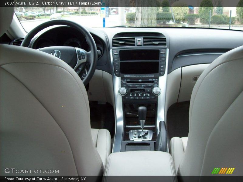 Carbon Gray Pearl / Taupe/Ebony 2007 Acura TL 3.2