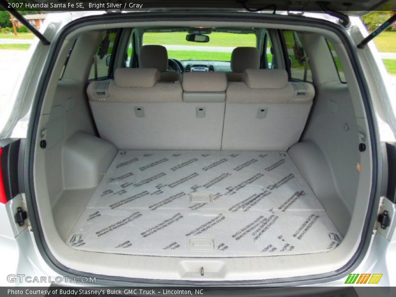 Bright Silver / Gray 2007 Hyundai Santa Fe SE