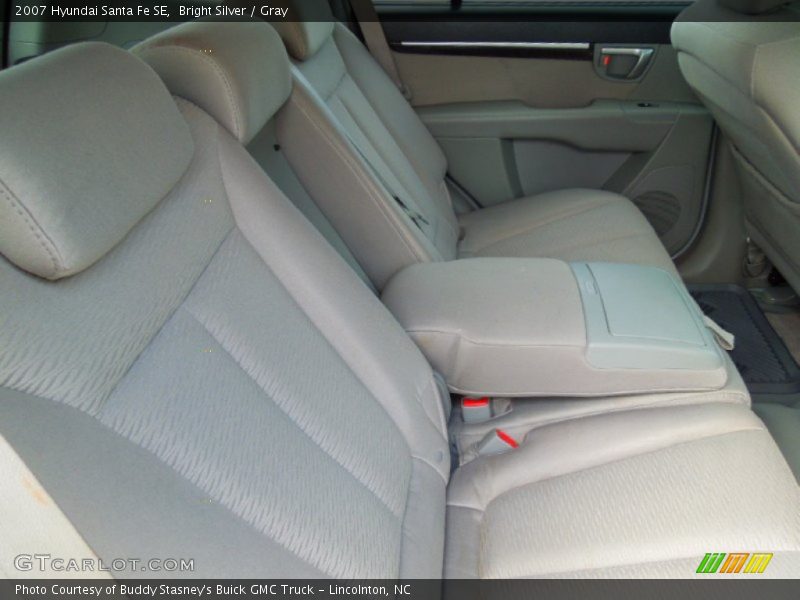 Bright Silver / Gray 2007 Hyundai Santa Fe SE