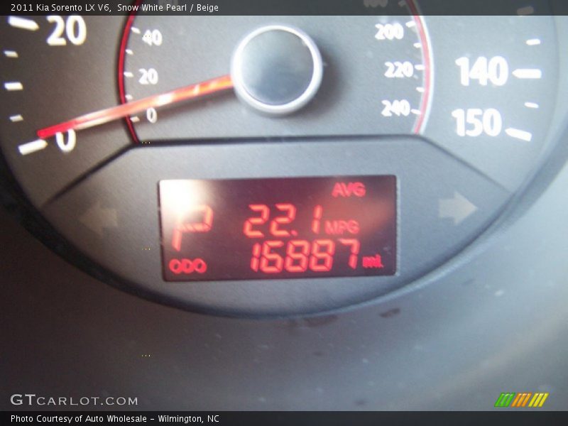 Snow White Pearl / Beige 2011 Kia Sorento LX V6
