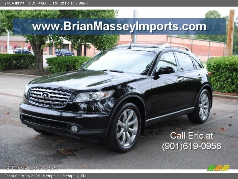 Black Obsidian / Black 2004 Infiniti FX 35 AWD