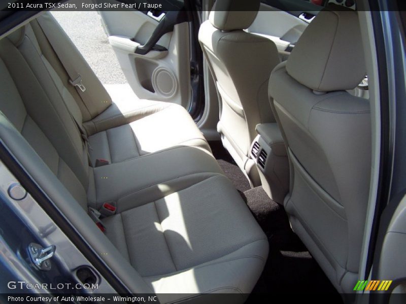Forged Silver Pearl / Taupe 2011 Acura TSX Sedan