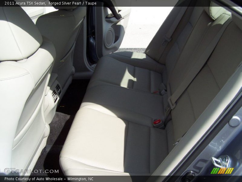 Forged Silver Pearl / Taupe 2011 Acura TSX Sedan