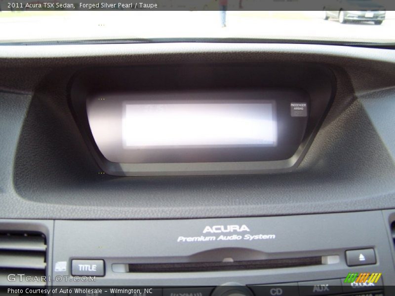 Forged Silver Pearl / Taupe 2011 Acura TSX Sedan