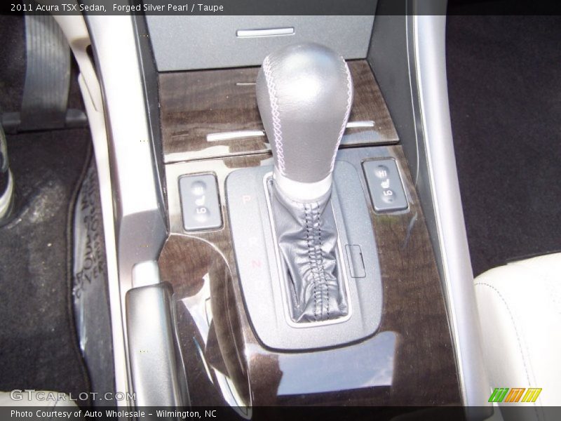 Forged Silver Pearl / Taupe 2011 Acura TSX Sedan