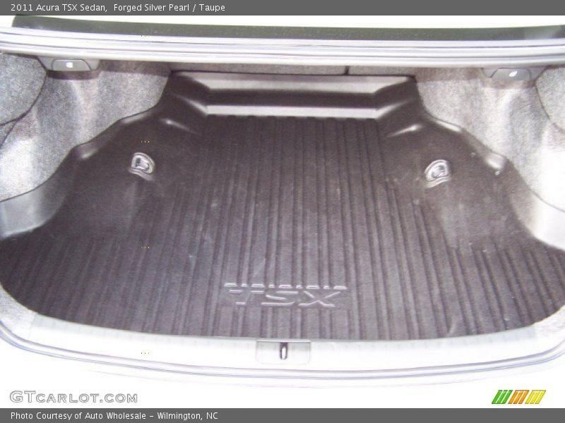 Forged Silver Pearl / Taupe 2011 Acura TSX Sedan
