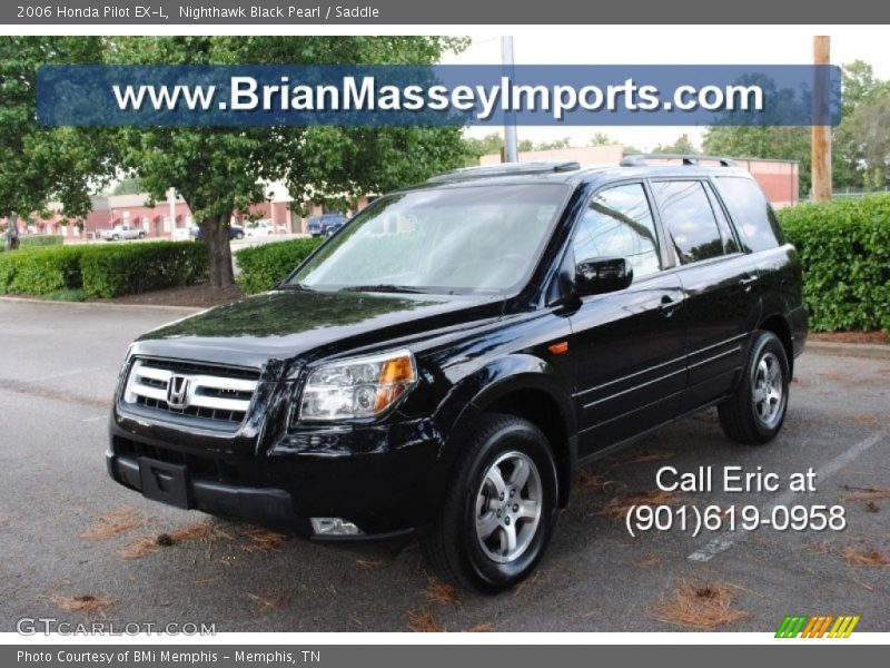 Nighthawk Black Pearl / Saddle 2006 Honda Pilot EX-L