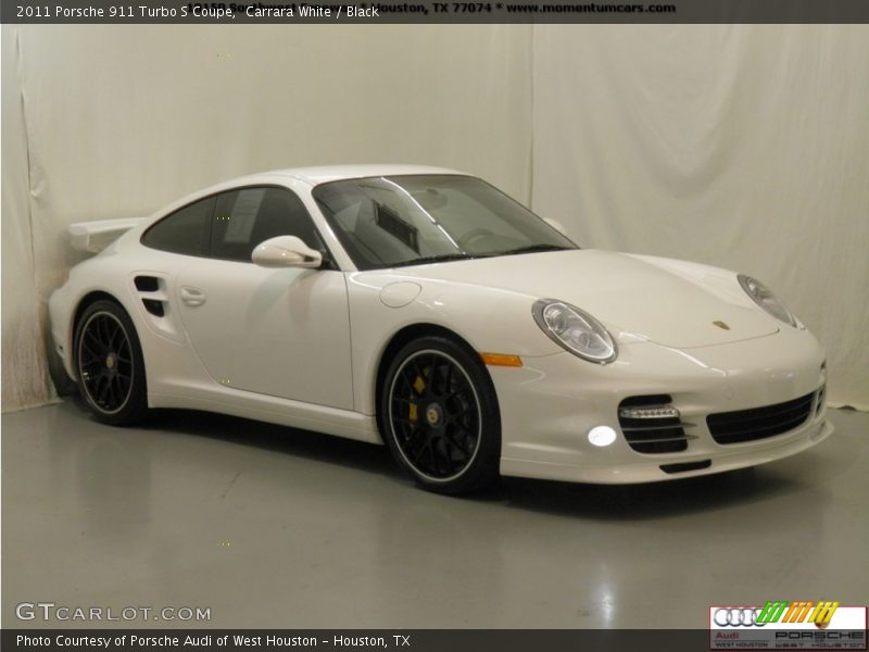 Carrara White / Black 2011 Porsche 911 Turbo S Coupe