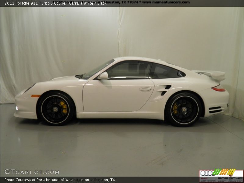 Carrara White / Black 2011 Porsche 911 Turbo S Coupe