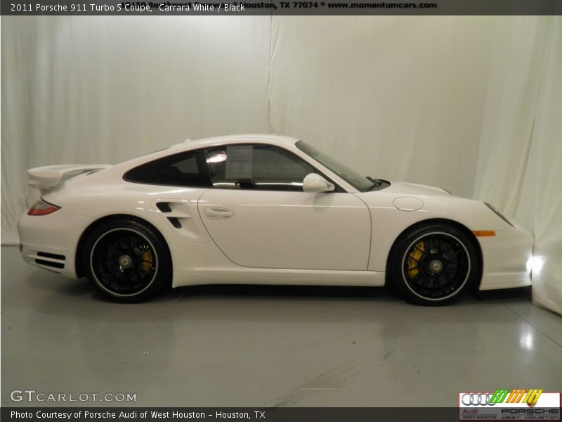 Carrara White / Black 2011 Porsche 911 Turbo S Coupe