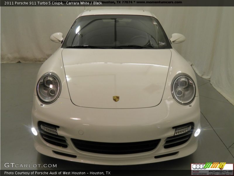 Carrara White / Black 2011 Porsche 911 Turbo S Coupe