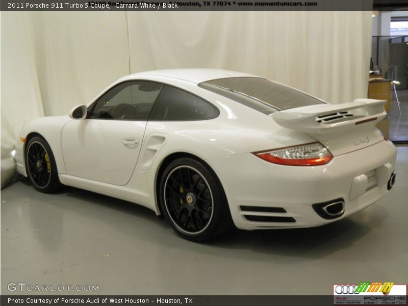 Carrara White / Black 2011 Porsche 911 Turbo S Coupe