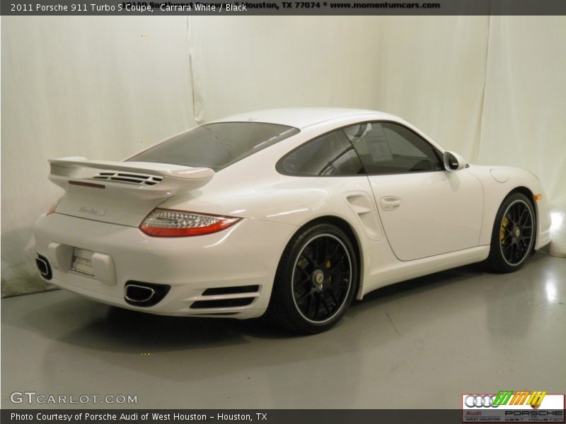 Carrara White / Black 2011 Porsche 911 Turbo S Coupe