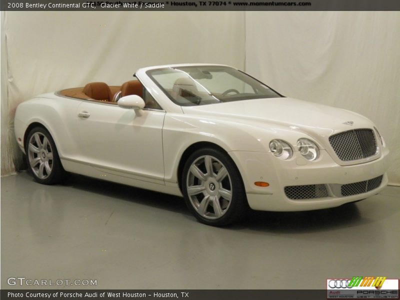 Glacier White / Saddle 2008 Bentley Continental GTC