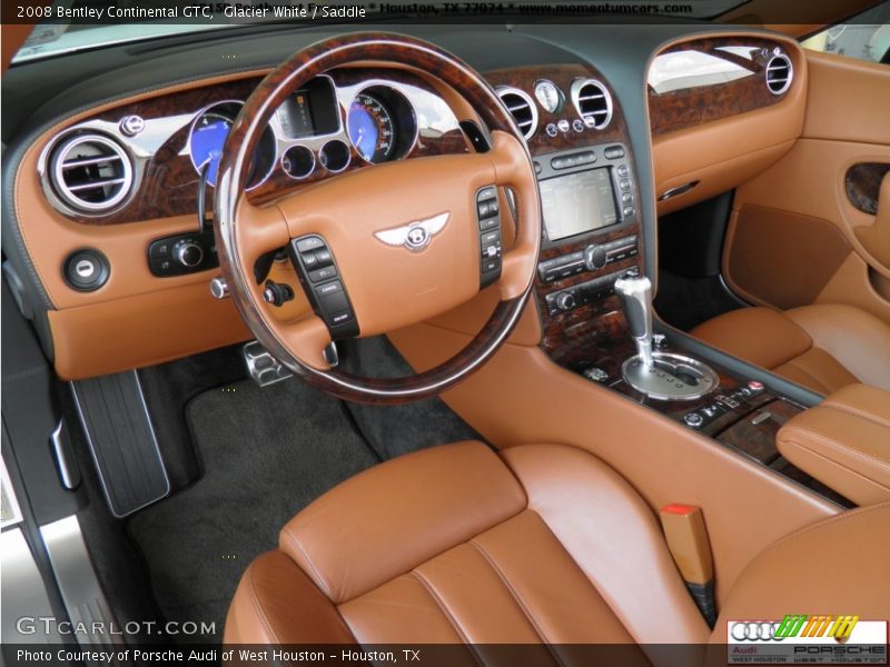 Glacier White / Saddle 2008 Bentley Continental GTC