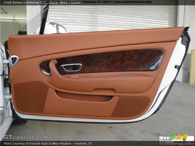 Glacier White / Saddle 2008 Bentley Continental GTC