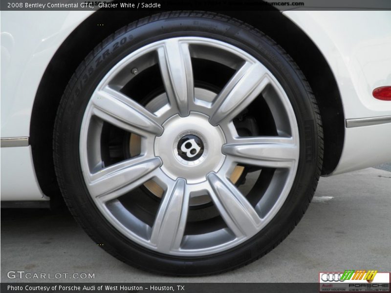 Glacier White / Saddle 2008 Bentley Continental GTC