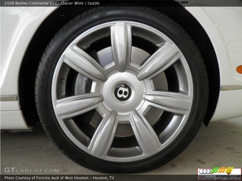 Glacier White / Saddle 2008 Bentley Continental GTC