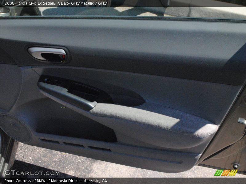 Galaxy Gray Metallic / Gray 2008 Honda Civic LX Sedan