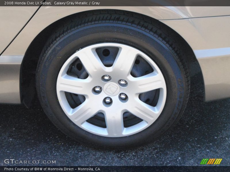 Galaxy Gray Metallic / Gray 2008 Honda Civic LX Sedan