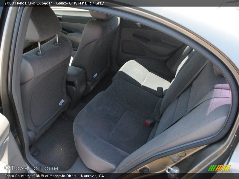 Galaxy Gray Metallic / Gray 2008 Honda Civic LX Sedan