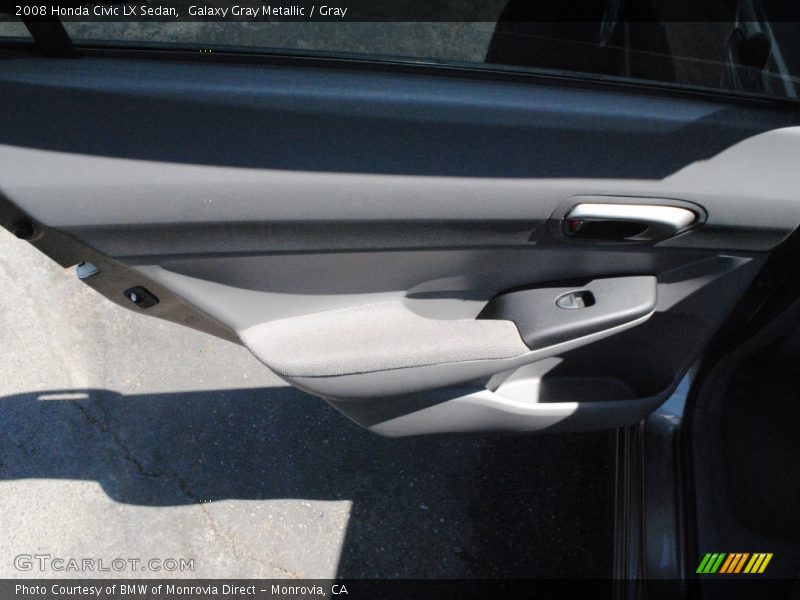 Galaxy Gray Metallic / Gray 2008 Honda Civic LX Sedan