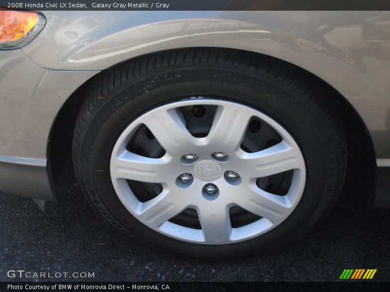 Galaxy Gray Metallic / Gray 2008 Honda Civic LX Sedan