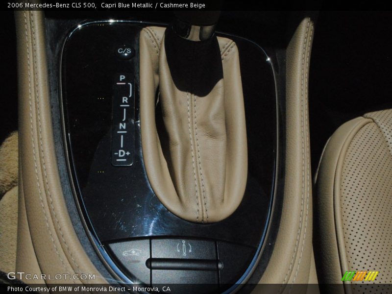 Capri Blue Metallic / Cashmere Beige 2006 Mercedes-Benz CLS 500