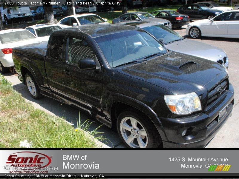 Black Sand Pearl / Graphite Gray 2005 Toyota Tacoma X-Runner