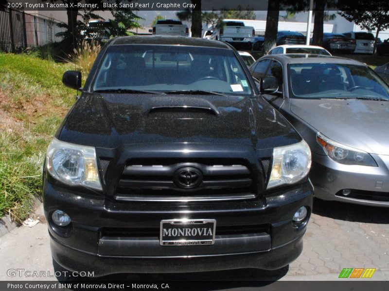 Black Sand Pearl / Graphite Gray 2005 Toyota Tacoma X-Runner