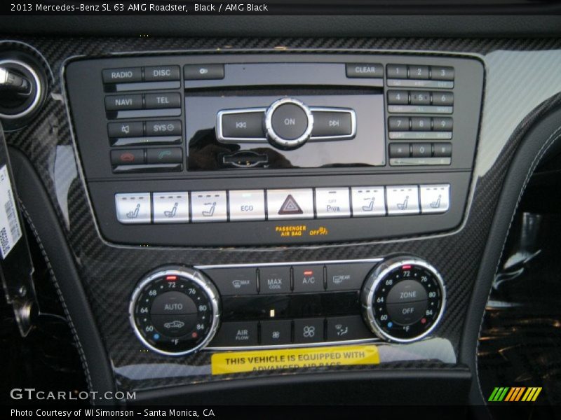 Controls of 2013 SL 63 AMG Roadster