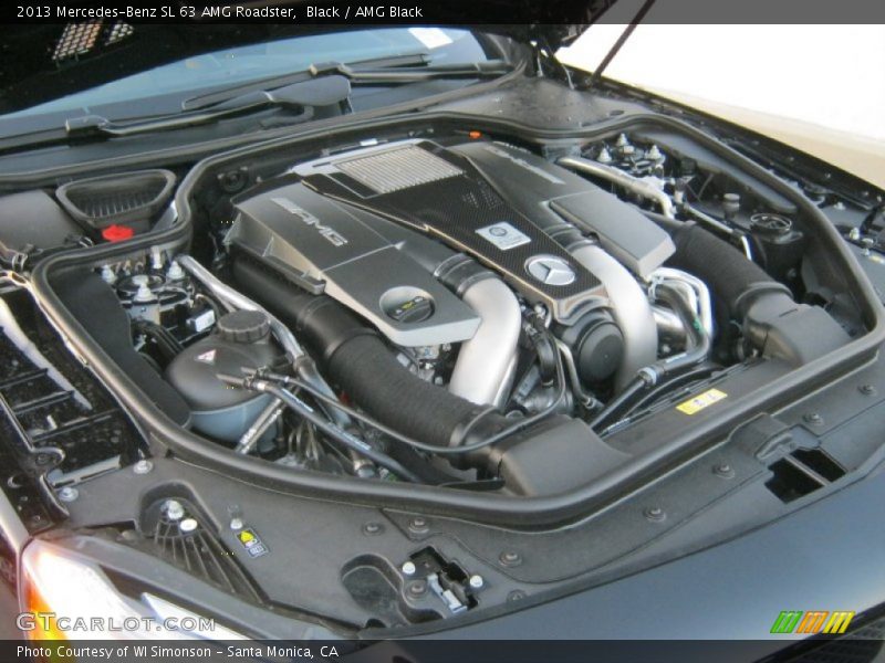  2013 SL 63 AMG Roadster Engine - 5.5 Liter AMG DI Biturbo DOHC 32-Valve V8