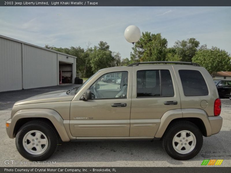 Light Khaki Metallic / Taupe 2003 Jeep Liberty Limited