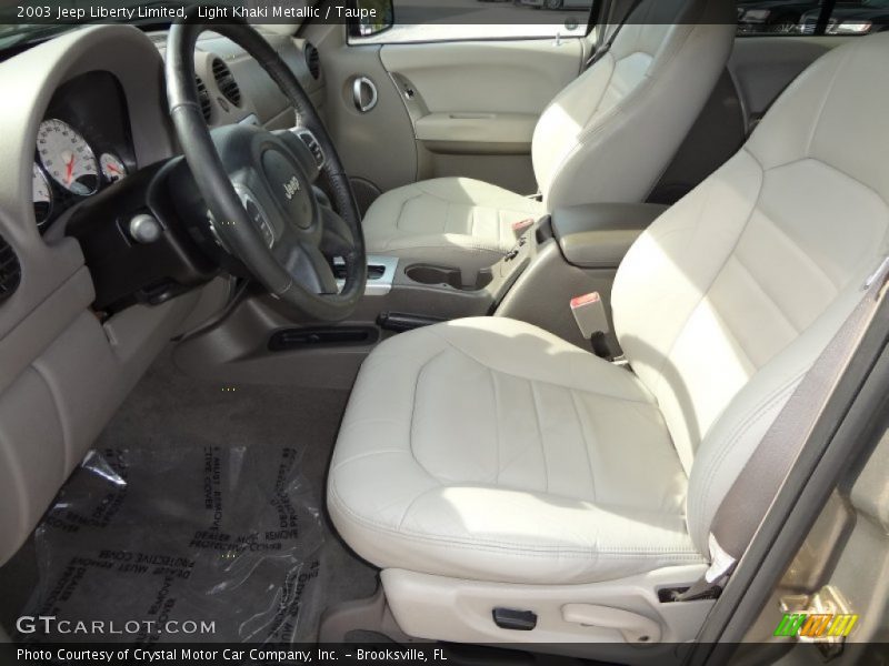 Light Khaki Metallic / Taupe 2003 Jeep Liberty Limited
