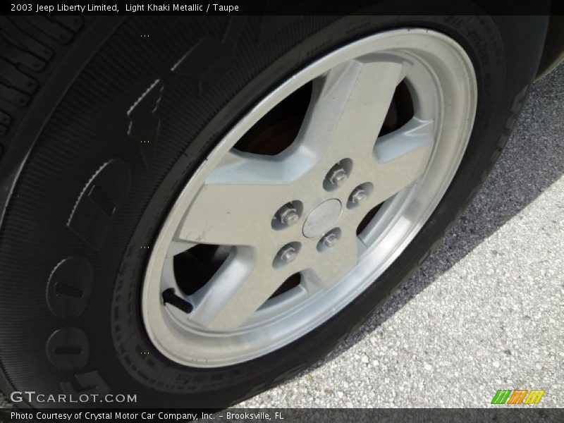 Light Khaki Metallic / Taupe 2003 Jeep Liberty Limited