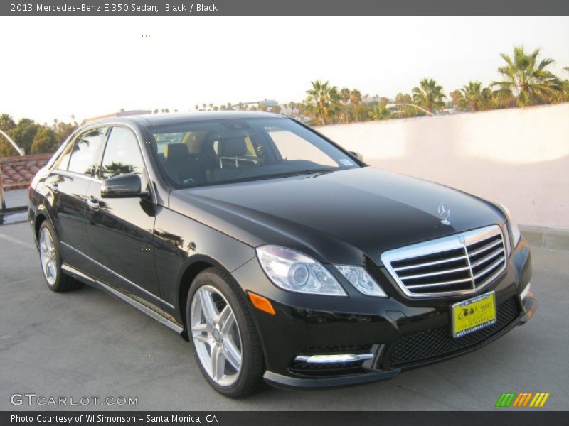 Black / Black 2013 Mercedes-Benz E 350 Sedan