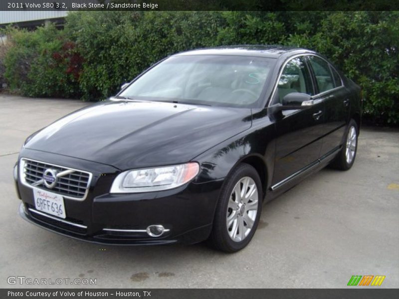 Black Stone / Sandstone Beige 2011 Volvo S80 3.2