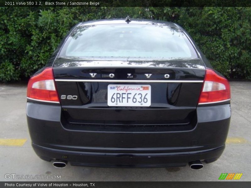 Black Stone / Sandstone Beige 2011 Volvo S80 3.2