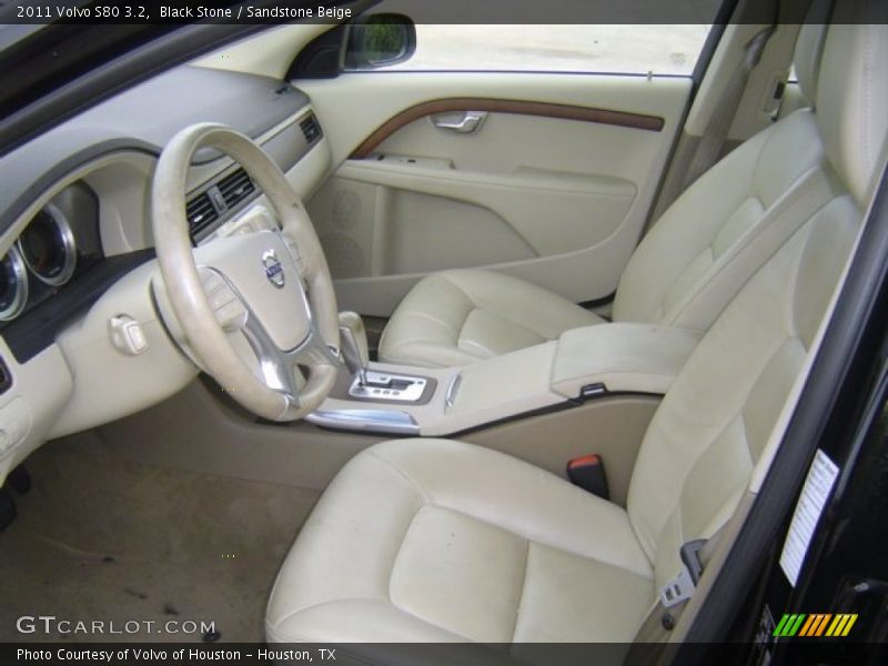 Black Stone / Sandstone Beige 2011 Volvo S80 3.2