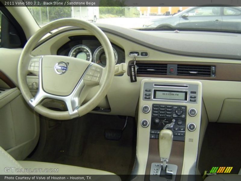 Black Stone / Sandstone Beige 2011 Volvo S80 3.2