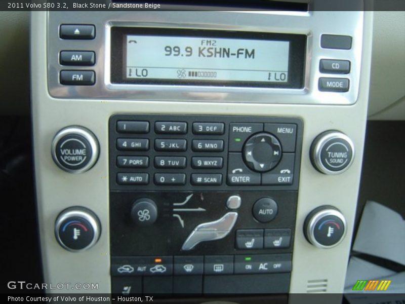 Black Stone / Sandstone Beige 2011 Volvo S80 3.2