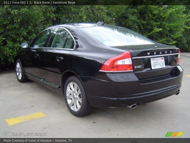 Black Stone / Sandstone Beige 2011 Volvo S80 3.2