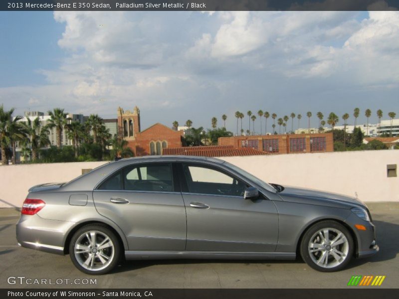 Palladium Silver Metallic / Black 2013 Mercedes-Benz E 350 Sedan