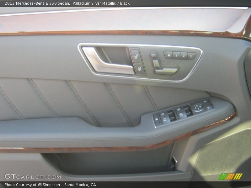 Palladium Silver Metallic / Black 2013 Mercedes-Benz E 350 Sedan